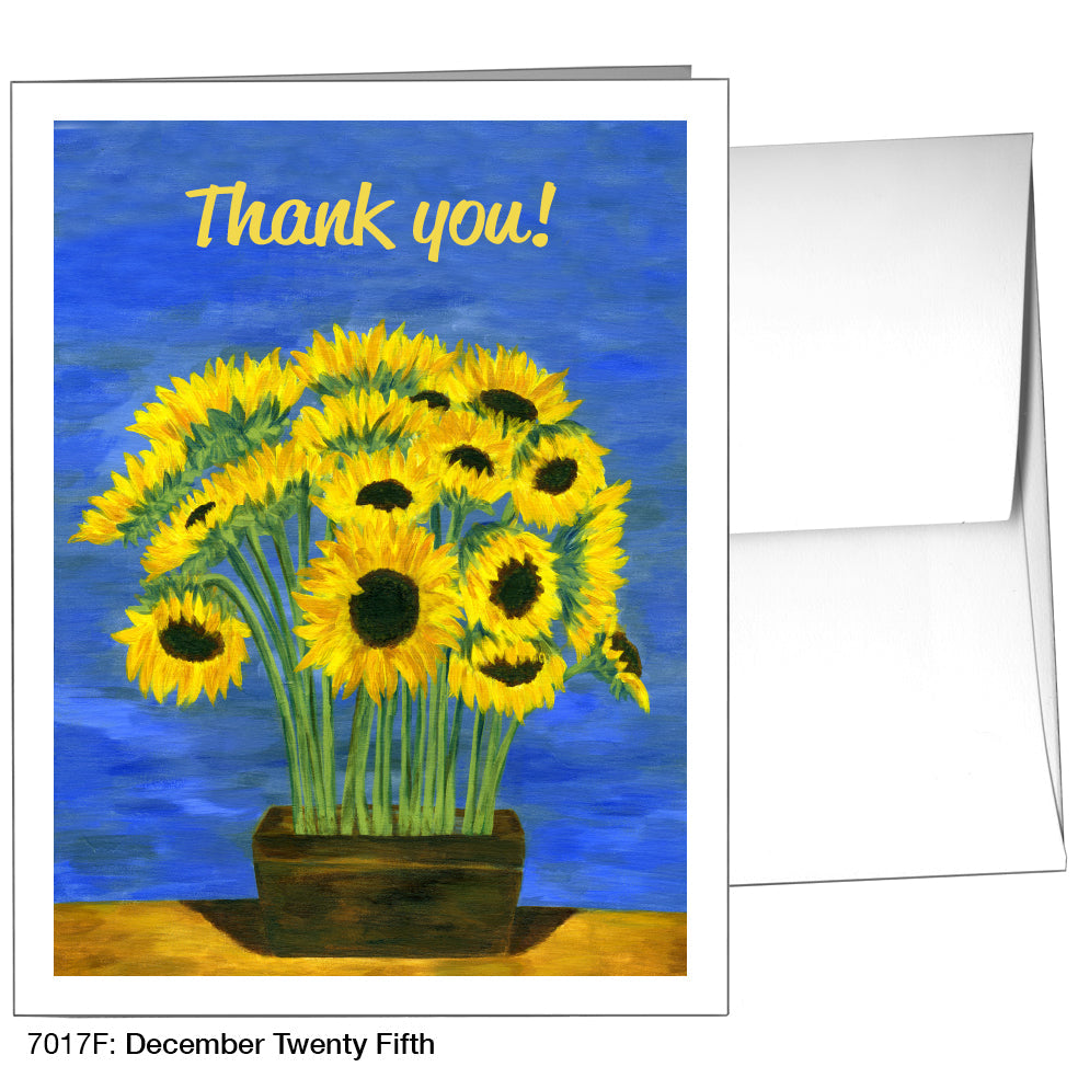 December Twenty Fifth, Greeting Card (7017F), A2, printedcanvas.com
