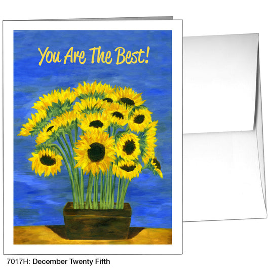 December Twenty Fifth, Greeting Card (7017H), A2, printedcanvas.com