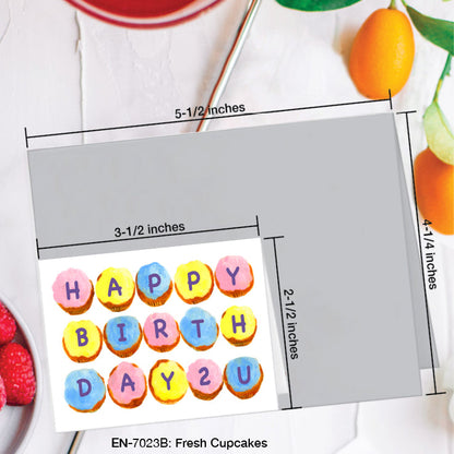 Fresh Cupcakes, Greeting Card (#7023B)