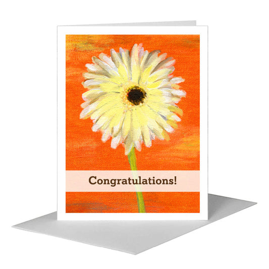 Gerber, Greeting Card (#7026BD) A2 Card Front, www.printedcanvas.com