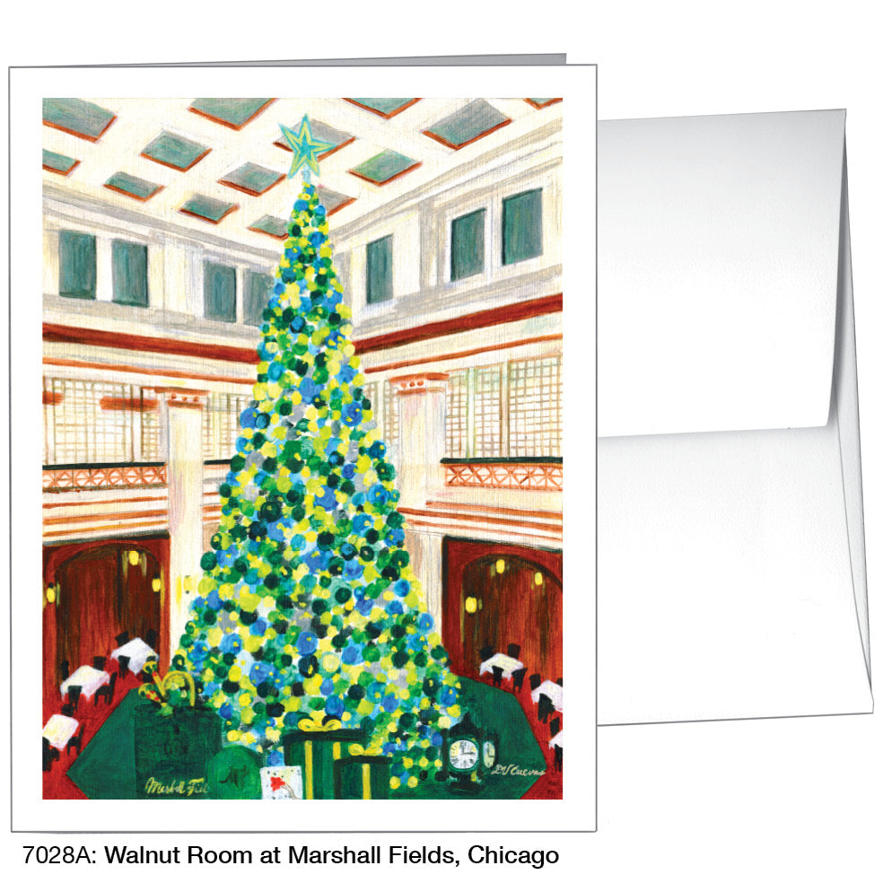 Walnut Room at Marshall Fields, Chicago, Greeting Card (#7028A)