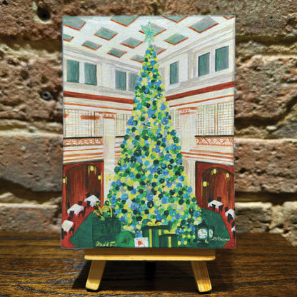 Walnut Room at Marshall Fields, Chicago, Mini Artwork (MA-7028A)