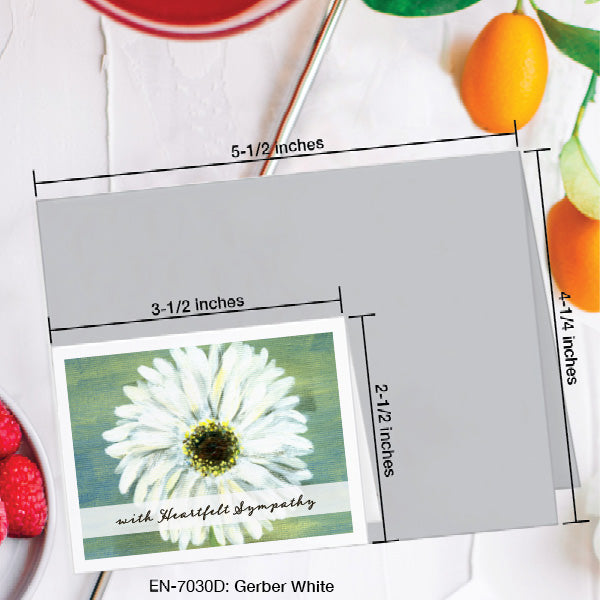 Gerber White, Greeting Card (7030D), Enclosure, www.printedcanvas.com