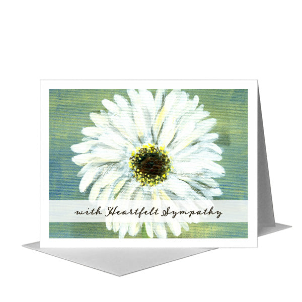 Gerber White, Greeting Card (#7030D) A2 Card Front, www.printedcanvas.com