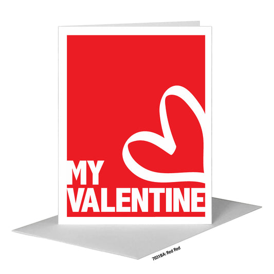 Red Red, Greeting Card (#7031BA)