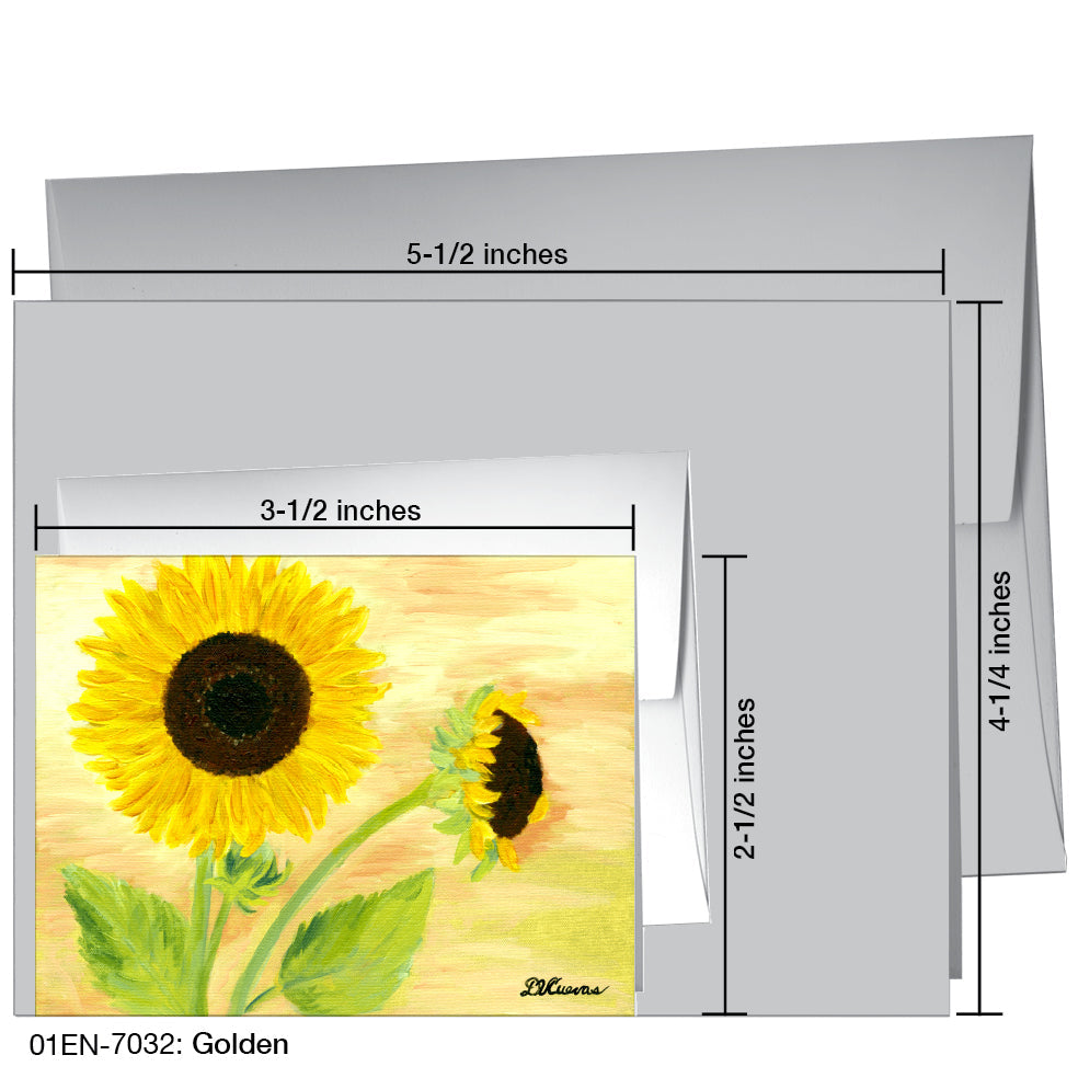 Golden, Greeting Card (7032), Enclosure, printedcanvas.com