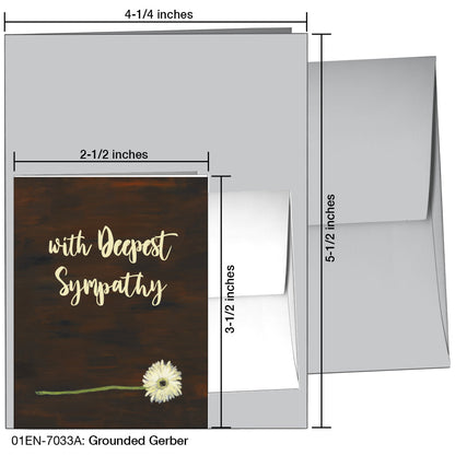 Grounded Gerber, Greeting Card (7033A), Enclosure, printedcanvas.com