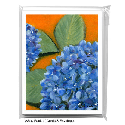Hydrangea, Greeting Card (7036B), A2 8-Pack, printedcanvas.com