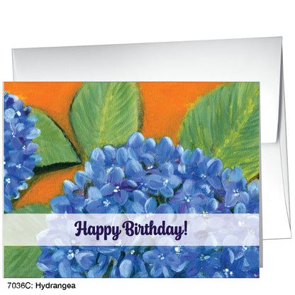 Hydrangea, Greeting Card (7036C) - Printed Canvas