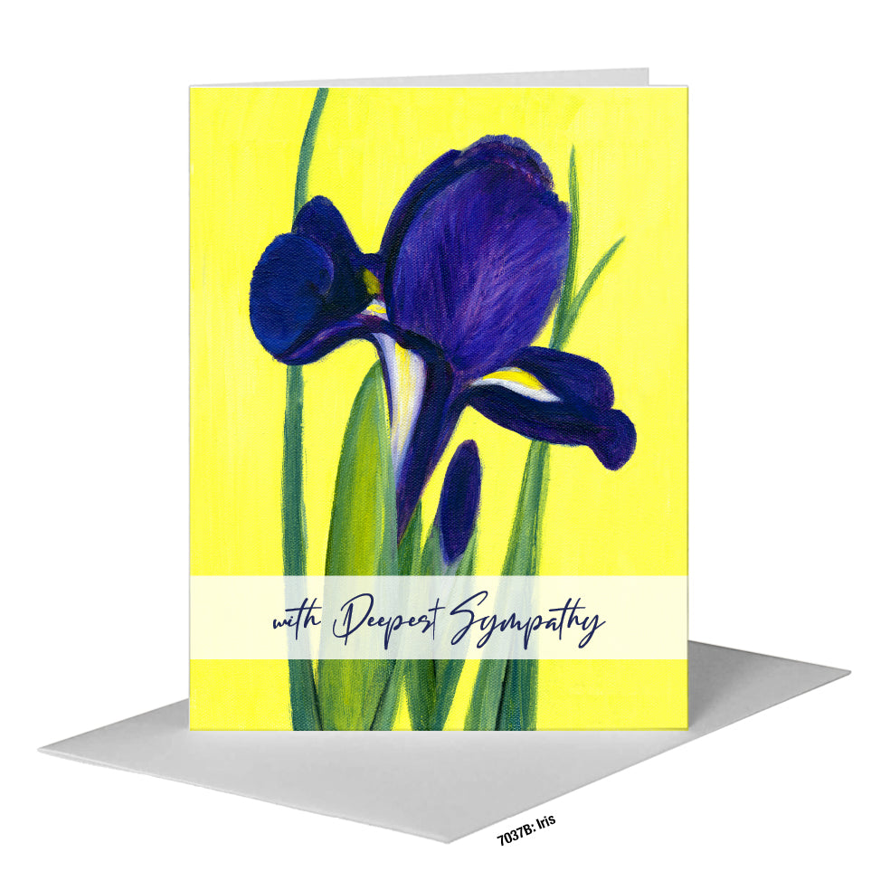 Iris, Greeting Card (#7037B)