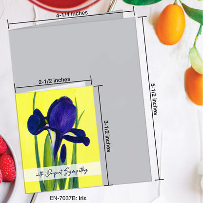 Iris, Greeting Card (#7037B)