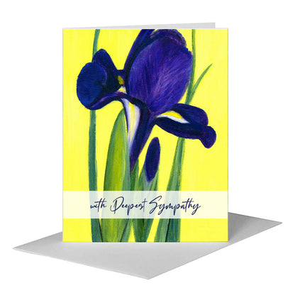 Iris, Greeting Card (#7037B), A2 Card Front, www.printedcanvas.com