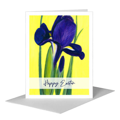 Iris, Greeting Card (#7037C) A2 Card Front, www.printedcanvas.com