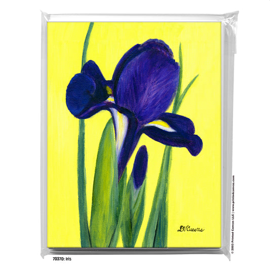 Iris, Greeting Card (#7037D)