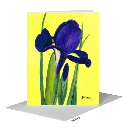 Iris, Greeting Card (#7037A)