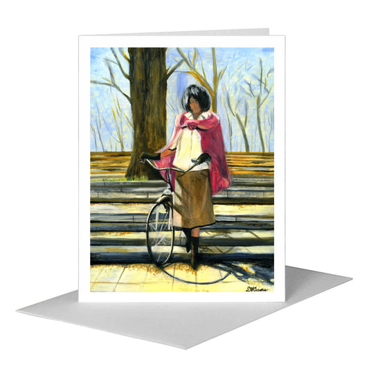 Last Ride, Greeting Card (#7038A) A2 Card Front, www.printedcanvas.com