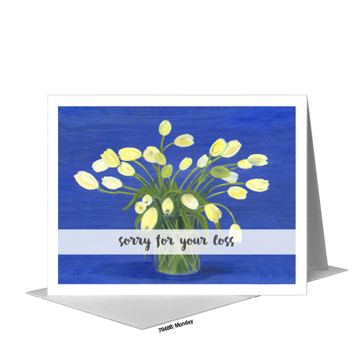Monday, Greeting Card (#7040B), A2 Card Front, www.printedcanvas.com