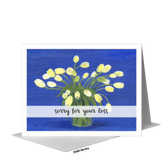 Monday, Greeting Card (#7040B) A2 Card Front, www.printedcanvas.com
