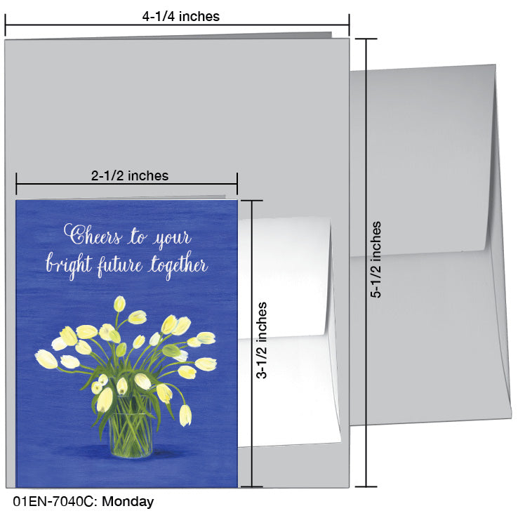 Monday, Greeting Card (7040C), Enclosure, printedcanvas.com