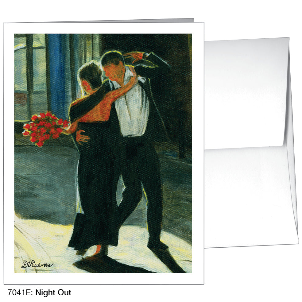 Night Out, Greeting Card (7041E), A2, printedcanvas.com