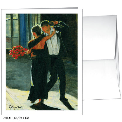 Night Out, Greeting Card (7041E), A2, printedcanvas.com