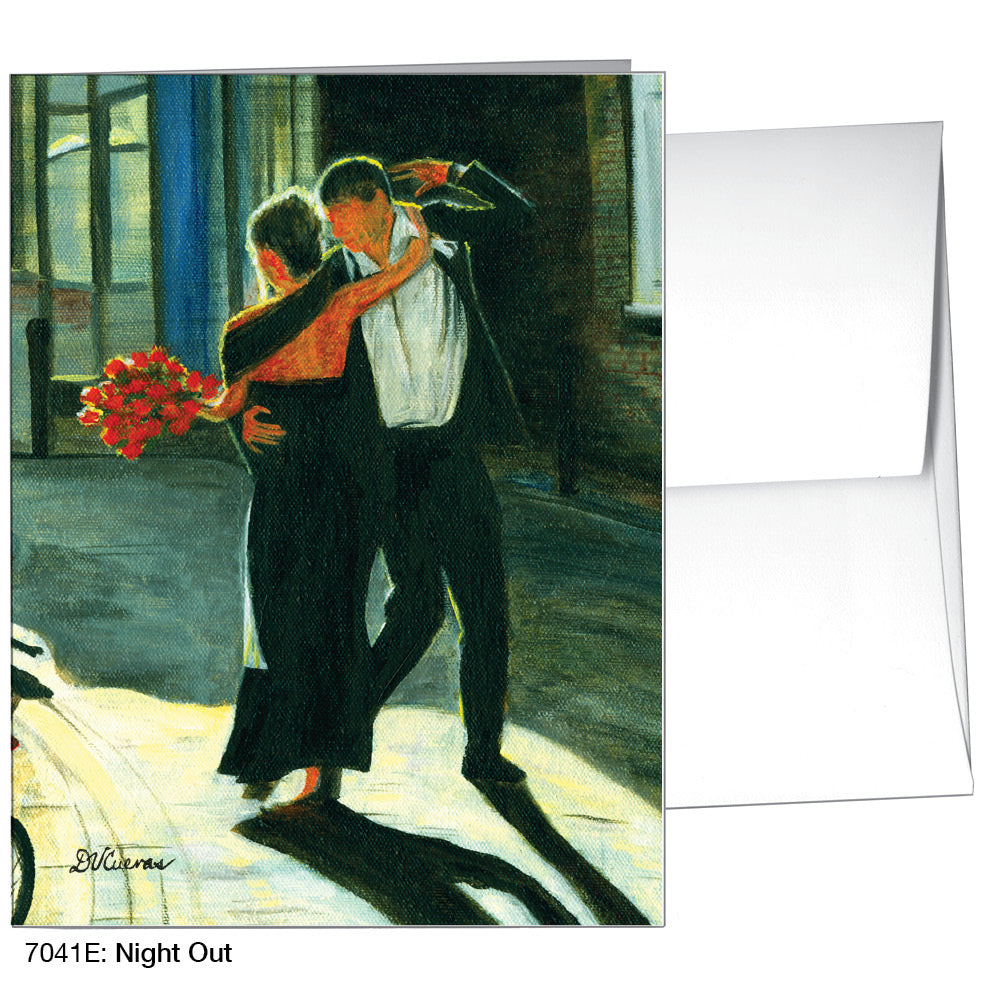 Night Out, Greeting Card (7041E), A2 Card, www.printedcanvas.com