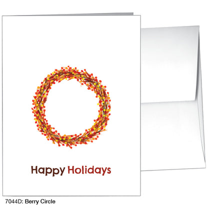Berry Circle, Greeting Card (#7044D)