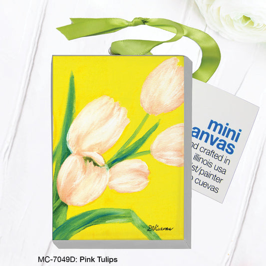 Pink Tulips, Mini Canvas (MC-7049D)