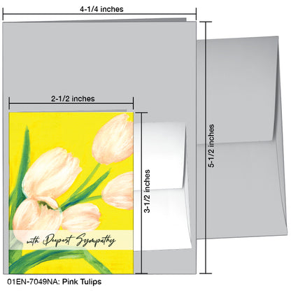Pink Tulips, Greeting Card (#7049NA)
