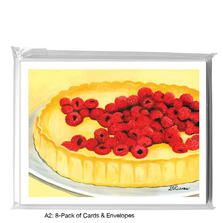 Raspberries, Greeting Card (#7053E), 8-Pack, www.printedcanvas.com