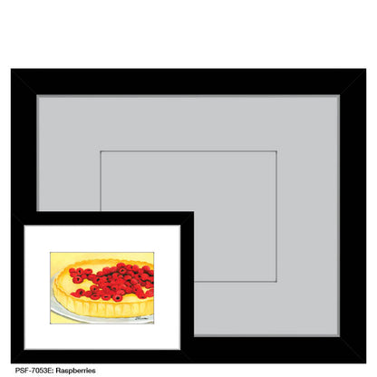 Raspberries, Print (#7053E)