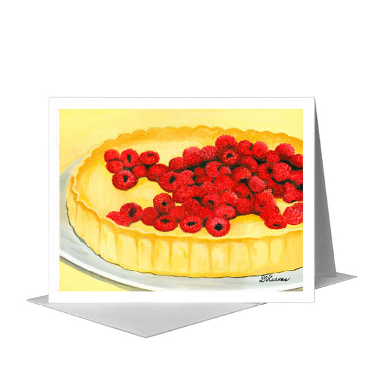 Raspberries, Greeting Card (#7053E) A2 Card Front, www.printedcanvas.com