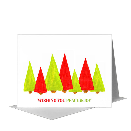 Trees, Greeting Card (#7061F) A2 Card Front, www.printedcanvas.com