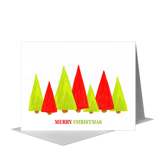Trees, Greeting Card (#7061G) A2 Card Front, www.printedcanvas.com