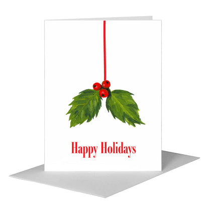 Holly, Greeting Card (#7062A), A2 Card Front, www.printedcanvas.com