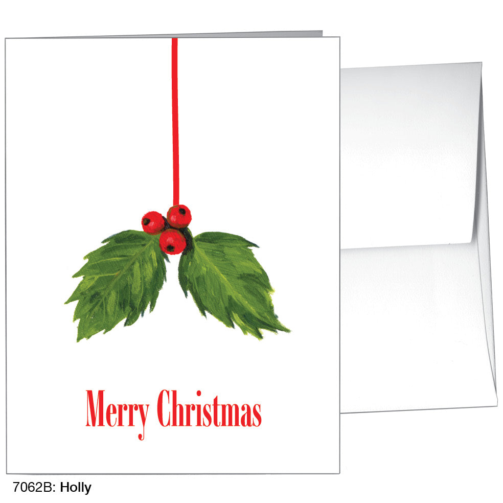 Holly, Greeting Card (7062B), A2 Card, www.printedcanvas.com