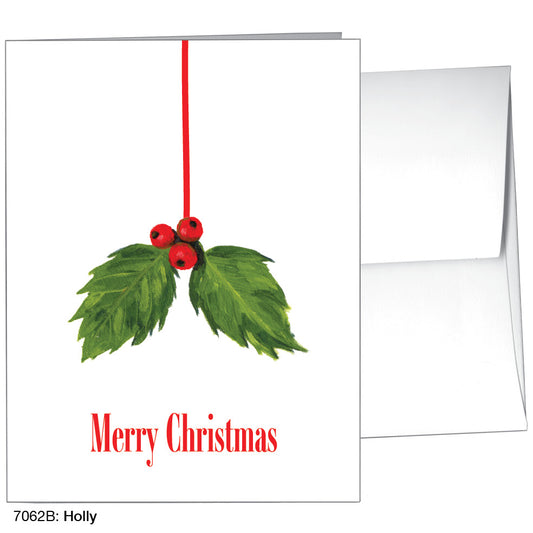 Holly, Greeting Card (7062B), A2 Card, www.printedcanvas.com