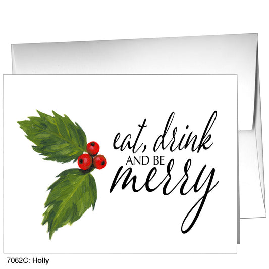 Holly, Greeting Card (7062C), A2 Card, printedcanvas.com