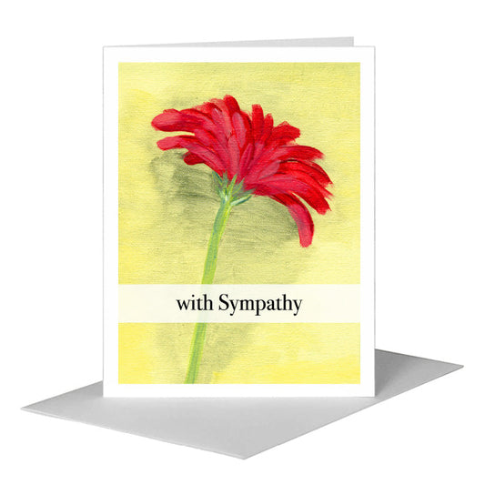 Rose Gerber, Greeting Card (#7064AD) A2 Card Front, www.printedcanvas.com