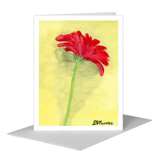 Rose Gerber, Greeting Card (#7064A) A2 Card Front, www.printedcanvas.com
