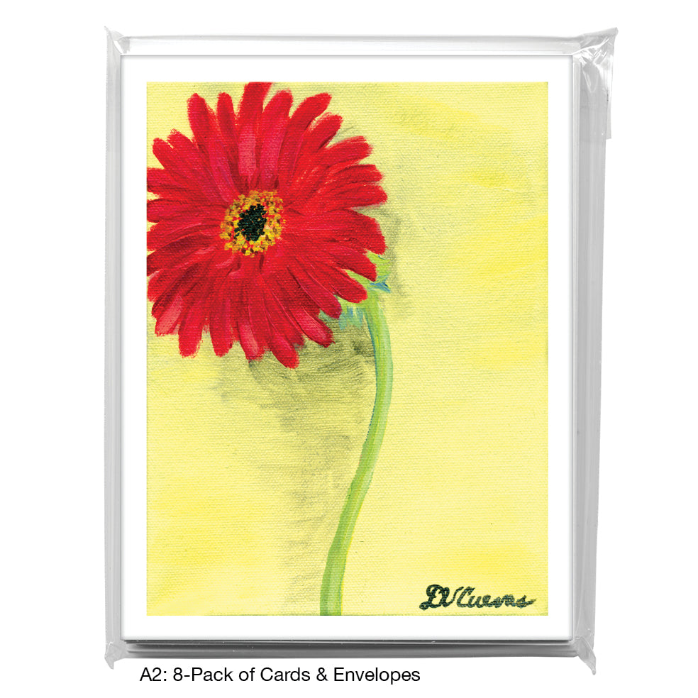 Rose Gerber, Greeting Card (7064C), A2 8-Pack, printedcanvas.com