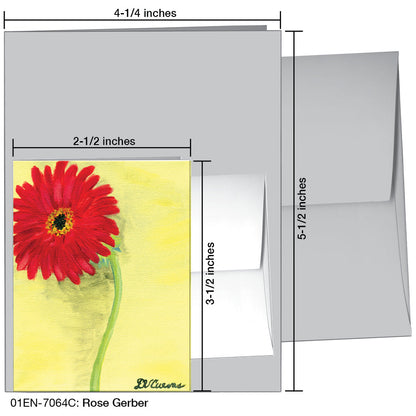 Rose Gerber, Greeting Card (7064C), Enclosure, printedcanvas.com