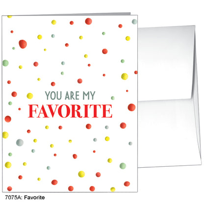 Favorite, Greeting Card (#7075A)