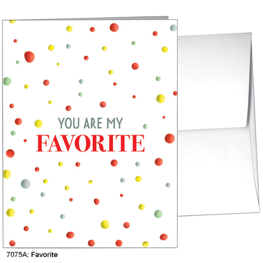 Favorite, Greeting Card (#7075A)