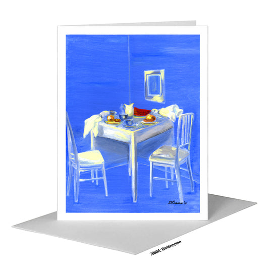 Watermelon, Greeting Card (#7080A), A2 Card Front, www.printedcanvas.com