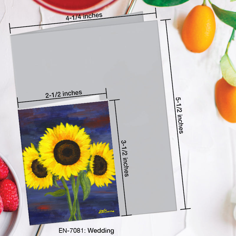 Wedding, Greeting Card (7081M), Enclosure Card, www.printedcanvas.com