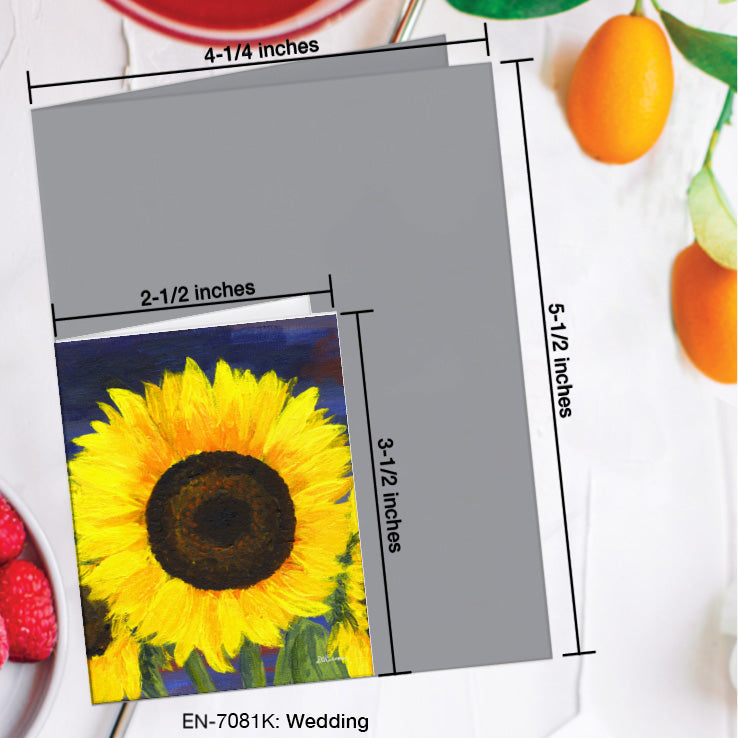 Wedding, Greeting Card (7081K), Enclosure Card, www.printedcanvas.com