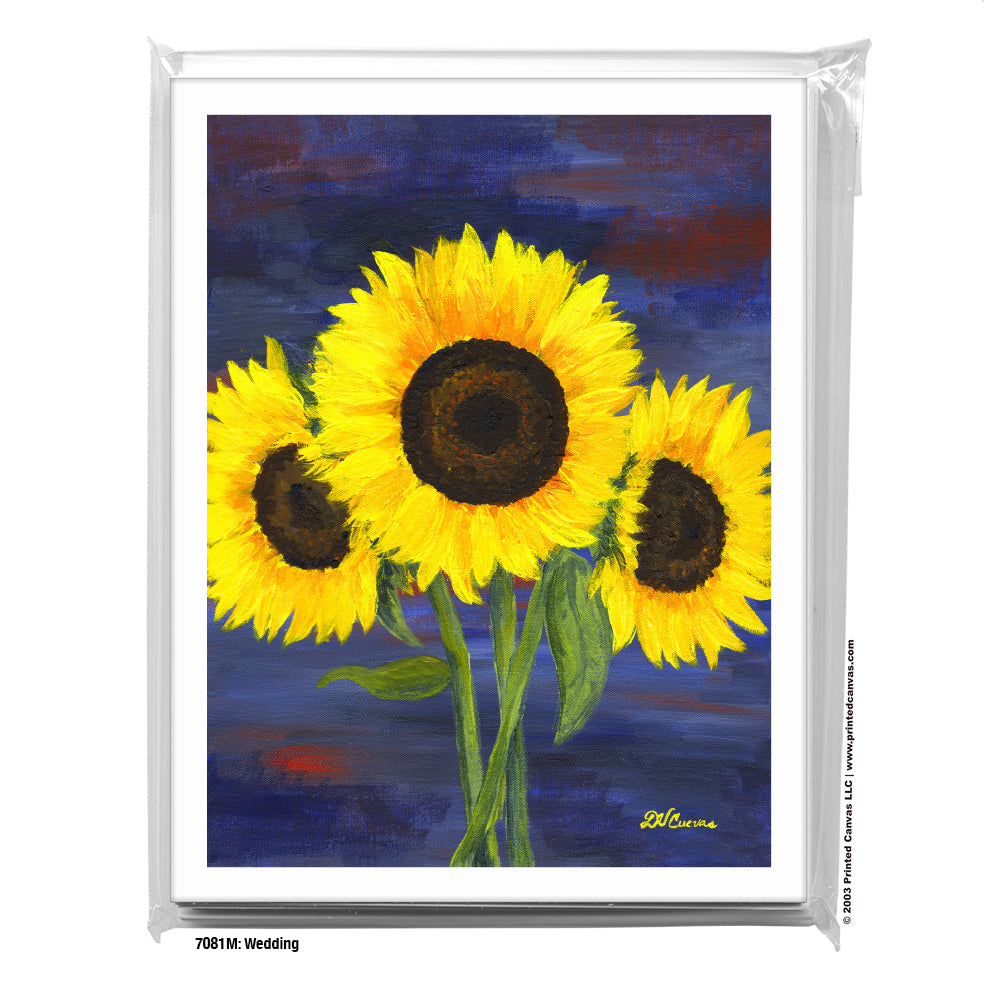 Wedding, Greeting Card (#7081M), 8-Pack, www.printedcanvas.com
