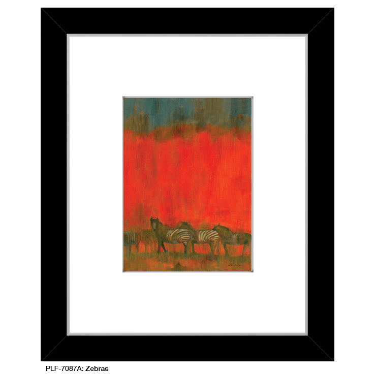 Zebras, Print (#7087A)
