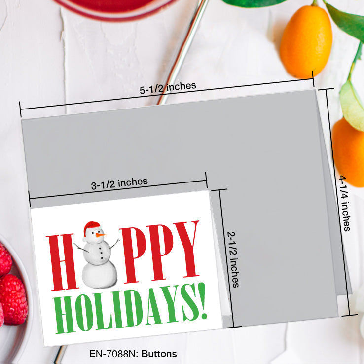 Buttons, Greeting Card (7088N), Enclosure Card, www.printedcanvas.com